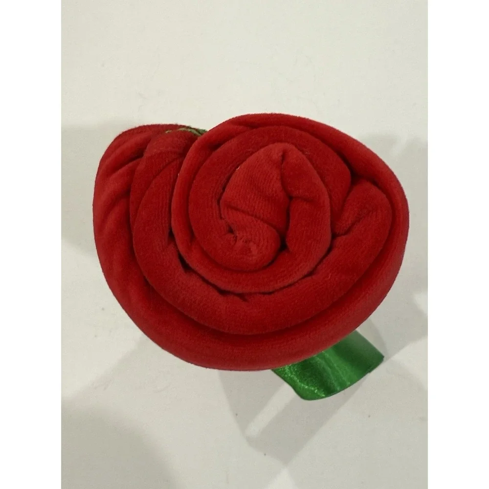 Kissy Kissy Baby Blanket Red Velour Pima Cotton Christmas Holiday Teddy‎ Bear